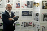 Le directeur du quotidien Libération Laurent Joffrin le 21 mai 2015 à Paris