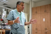 Dan Schwarzfuchs, chef des urgences de l'hôpital Soroka de Beersheva, dans le sud d'Israël, lors d'une interview, le 11 octobre 2023