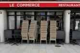 Ce restaurant d'Arcachon (Gironde) garde portes closes, le 13 avril 2020