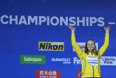 La championne du monde australienne du 100m nage libre Mollie O'Callaghan le 23 juin 2022 à Budapest