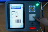 Un appareil pour le vote électronique, le 6 septembre 2019 à Moscou