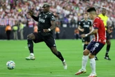 Le milieu de terrain français de la Juventus Turin Paul Pogba, lors du match amical de pré-saison contre Chivas (Mex), le 22 juillet 2022 à Las Vegas, dans le cadre de la tournée américaine des Bianconeri
