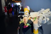 Une sculpture de l'artiste arménienne Karen Sargsyan est présentée le 19 juin 2019 à Metz pour l'exposition "Opéra monde, la quête d'un art total", au Centre Pompidou-Metz