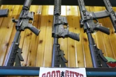 Des fusils semi-automatiques en vente dans un magasin de l'Utah le 15 février 2018