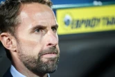 Le sélectionneur de l'équipe d'Angleterre Gareth Southgate lors du match contre la Bulgarie en qualif pour l'Euro-2020, le 14 octobre 2019 à Sofia 