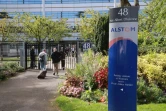 Le siège d'Alstom à Saint-Ouen, le 26 septembre 2016, près de Paris