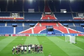 Les joueurs de Bayern Munich à l'entraînement sur la pelouse du Parc de sprinces, le 26 septembre 2017