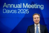 Le président du Forum économique mondial, Borge Brende, le 14 janier 2025 à Davos, en Suisse
