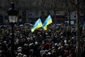 Manifestation contre l'invasion russe de l'Ukraine, le 5 mars 2022 à Paris