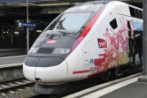 L'Océane, le nouveau TGV qui reliera Bordeaux à Paris, lors de son inauguration à Bordeaux, le 11 décembre 2016