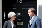 Theresa May et son homologue irlandais Leo Varadkar, le 19 juin 2017 à Londres