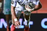 L'ailier toulonnais Gabin Villière marque un essai contre Clermont, le 27 décembre 2020 à Toulon
