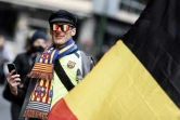 Manifestation dans les rues de Bruxelles, le 14 février 2022