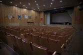 Salle de cinéma abandonnée de Pyramiden, le 21 septembre 2021