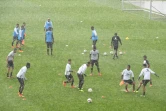 Les joueurs de Lyon à l'entraînement à Klagenfurt, le 5 août 2016