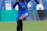 La Française Aminata Diallo, lors du match de la SheBelieves Cup contre l'Angleterre, le 1er mars 2018 à Colombus (Ohio, USA)