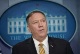 Le secrétaire d'Etat américain Mike Pompeo, lors d'un point presse à la Maison Blanche, le 10 septembre 2019 à Washington