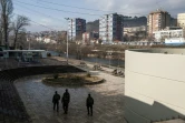 Des soldats de l'Otan marchent à Mitrovica, le 1er février 2018