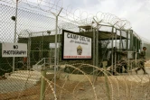 L'entrée du camp Delta à la prison de Guantanamo, le 23 août 2004 à Cuba
