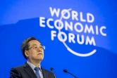 Le vice-Premier ministre chinois Ding Xuexiang au Forum économique mondial de Davos, le 21 janvier 2025 en Suisse