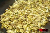 À La Réunion les larves de guêpes sont l'un des trésors de la gastronomie réunionnaise. Vendues au kilo à prix d'or, elles sont dégustées frites ou en rougail (en sauce)