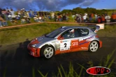 Samedi 3 septembre  2005-

Pascal Ardouin, sur sa 206 WRC, confirme sa domination (Photo J.P.)