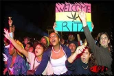 Lors du concert de Rita Marley et ses deux &quot;équipières&quot; des &quot;I-Threes&quot;  le mercredi 18 juillet 2001 à Saint-Paul