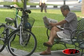 Images de vie quotidienne à Singapour