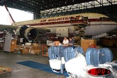 Visites des ateliers d'Air Mauritius à Plaisance -
Les avions sont démontées est entièrement vérifiés -
Photo J.-Y. K.