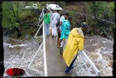 Le cyclone tropical Ando, qui a frôlé La Réunion le samedi 6 janvier 2001, a amené de fortes précipitations dans son sillage