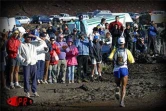 Traversée de la Plaine des Sables dans la région du volcan lors du Grand raid 2002