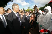 Dimanche 26 février 2006 -

Dominique de Villepin, Premier ministre, et Xavier Bertrand, ministre de la Santé, ont assisté à une opération de démoustication à Bras Panon (Est)