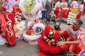 Lancement festivités nouvel an chinois, danse du lion saint-denis 2023