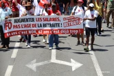 Manifestation contre la réforme des retraites à Saint-Denis