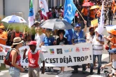 Manifestation contre la réforme des retraites à Saint-Denis