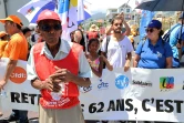 Manifestation contre la réforme des retraites à Saint-Denis