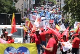 Manifestation contre la réforme des retraites à Saint-Denis