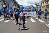 Manifestation contre la réforme des retraites à Saint-Denis