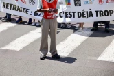 Manifestation contre la réforme des retraites à Saint-Denis