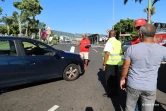 Contre la réforme des retraites : mobilisation devant des centres commerciaux à Saint-Denis