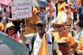 Manifestation contre la réforme des retraites à Saint-Denis