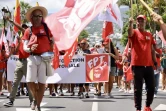 Manifestation contre la réforme des retraites à Saint-Denis