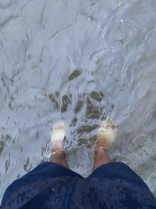Montée de l'eau à rivière du mat, à Saint-André