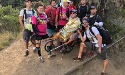  Un élève porteur de handicap à Mafate