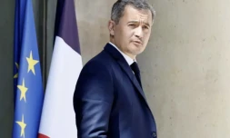Le ministre de l'Intérieur Gérald Darmanin, le 24 mai 2023, à Paris Le ministre de l'Intérieur Gérald Darmanin, le 24 mai 2023, à Paris ( AFP / Ludovic MARIN )