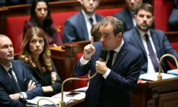 Le Premier ministre Sébastien Lecornu lors des questions au gouvernement à l'Assemblée nationale, le 9 juin 2026 à Paris ( AFP / SIMON WOHLFAHRT )