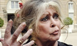 Brigitte Bardot à l'Élysée, le 27 septembre 2007