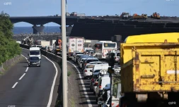 embouteillages route du littoral 17 mars 2021