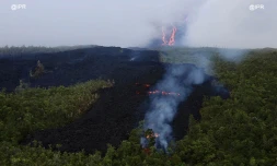 volcan, août 2019, quatrième éruption, 14 août 2019, Piton de la Fournaise
