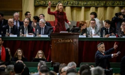 Lors de la 159e vente aux enchĂšres des Hospices de Beaune, le 17 novembre 2019